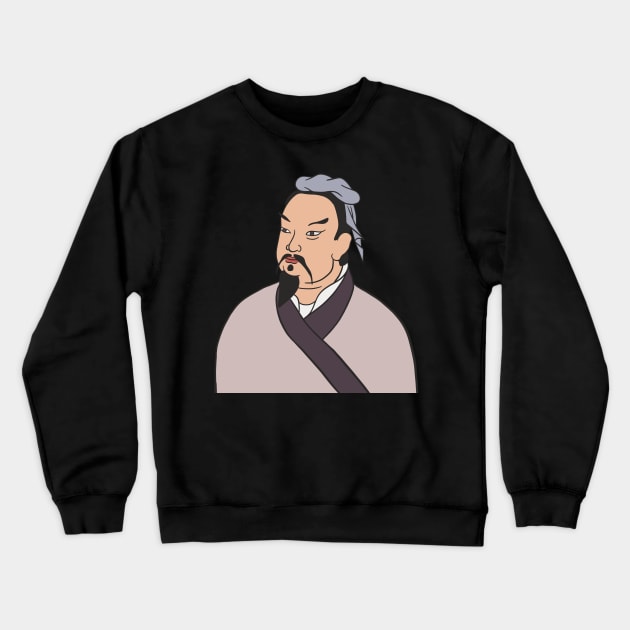 Sun Tzu Portrait Crewneck Sweatshirt by isstgeschichte